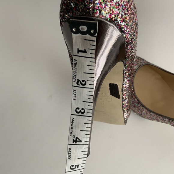 Ivanka Trump Glitter Kaydena Stiletto Heels Multicolor 8.5 - Picture 9 of 11